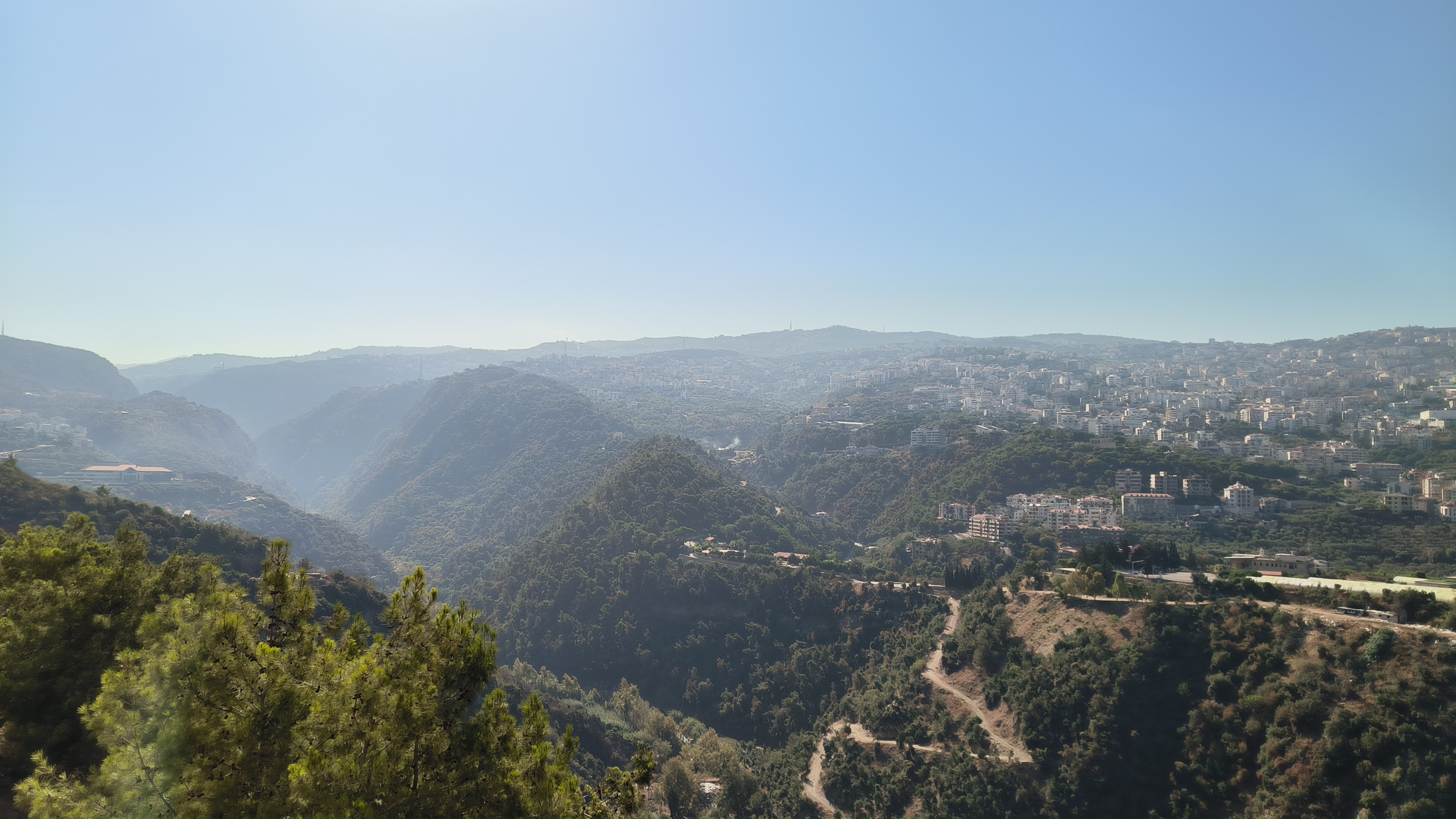Mountains above Beirut, Lebanon — building for Lebanese businesses